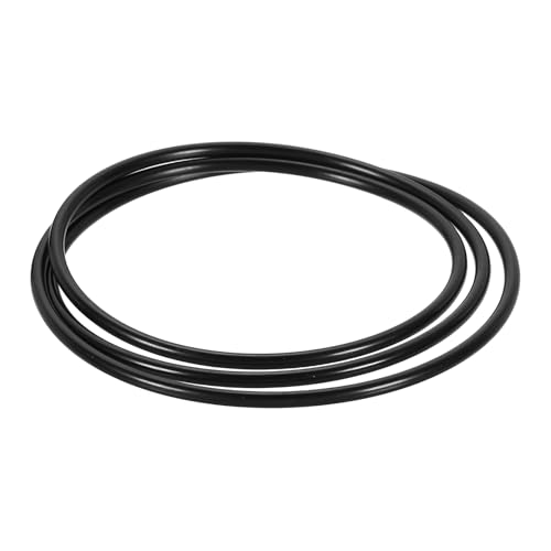 uxcell 2Pcs AS-173 O-Rings, Nitrile Rubber O-Rings 8-1/2" ID, 8-11/16" OD, 3/32" Width Round Sealing Gasket for Automotive Machine Plumbing Sealing Repair (70 Durometer, Black)