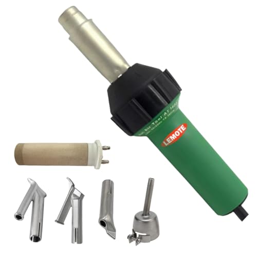 Image of 110V 1600W Plastic Welding Gun Hot Air Gun PVC Plastic Floor Welder PP Heat Gun Hot-blast Air Welding Machine (Set 1)