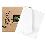 Cotton Flat Sheet - 400 TC Thread Count Twin/Twin XL Size Snow White - Bedding - 100% Cotton Extra...