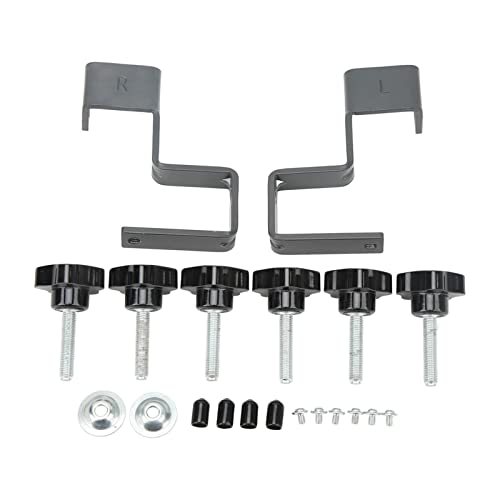 Abrazadera de montaje frontal de cajón de acero BTOSEP, clips para evitar descuadres 2