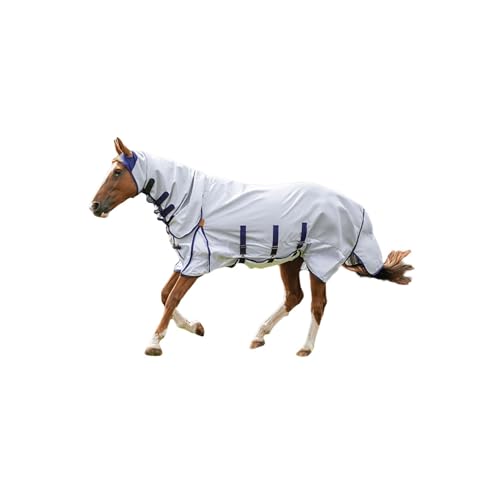 Tapis anti-mouches Shires Highlander Plus anti-UV et ultra respirant gris