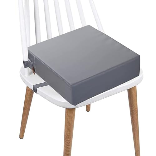 Sitzerhöhung Stuhl Kind, Tragbare Waschbar Zerlegbar PU Flexible Sitzerhöhung Stuhlerhöhung Kinder mit 2 Sicherheits Schnalle Rutschfeste Sitzkissen Stuhl Boostersitze für Zuhause Unterwegs(Grau) Sitzerhöhung Stuhl Kind, Tragbare Waschbar Zerlegbar PU Flexible Sitzerhöhung Stuhlerhöhung Kinder mit 2 Sicherheits Schnalle Rutschfeste Sitzkissen Stuhl Boostersitze für Zuhause Unterwegs(Grau)