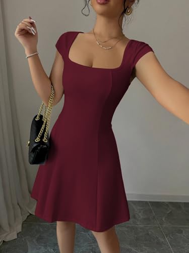 GRECIILOOKS maroon dress – image 3