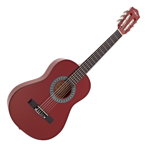 Junior 1/2 Classical Guitar By Gear4Music, Red