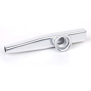 Aofocy Bouche Flûte en alliage d’aluminium en Instruments à vent Musique Jouets en métal argenté Made Kazoo Wind Musique… - Les Beatles, Paul McCartney, John Lennon, RIngo Starr, George Harrison Aofocy Bouche Flûte en alliage d'aluminium en Instruments à vent Musique Jouets en métal argenté Made Kazoo Wind Musique… – Image 4