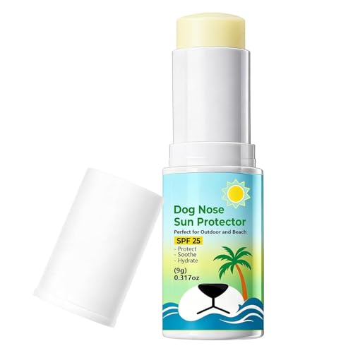 Dog Sunscreen, SPF 25 Safe Gentle Non Greasy Universal, Summer Dog Sun Protection Balm Material, Skin Care Tool for Adults and Lovers, Gear for Families and Friends Women Men