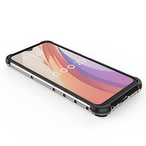 Image of Glasgow Back Case Cover Compatible with IQOO Z3 5G (Stylish Design) - Black