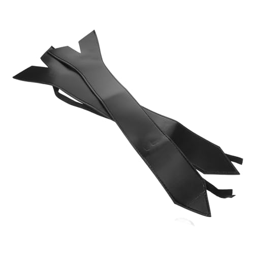 Sosoport Sword Carrying Case Shoulder Belt Long Sword Storage Bag in Pu Leather for Martial Arts