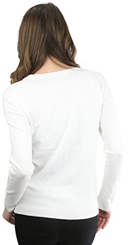 Image of ToBeInStyle Women's Long Sleeve Button Down V-Neck Cardigan