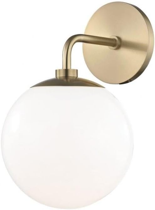 Mitzi H105101-AGB Stella - 1 Light Wall Sconce 11.5 inches Tall and 7 inches Wide - Aged Brass