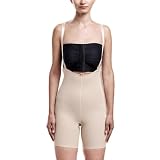 MARENA FBT: Guaina A Pantaloncino con Bretelle ED Aperture Laterali - Nero, Large