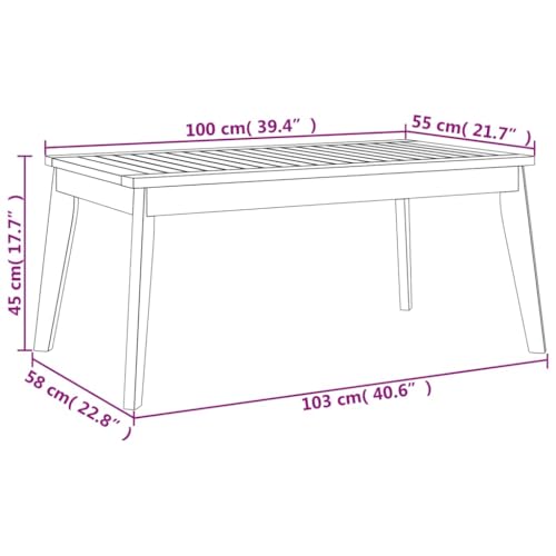 Table de repas en bois d'acacia résistant pour remplacer votre mobilier de jardin abîmé