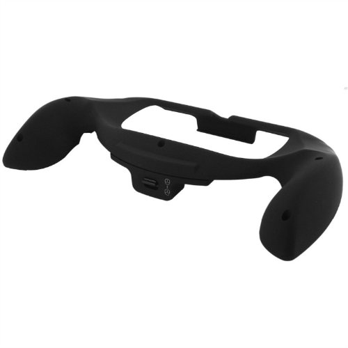 eForBuddy High Performance Gaming Hand Grip for Sony PS Vita, Black with Blue