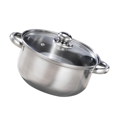 ULTECHNOVO 1Pieza Olla De Vapor Multifuncional Inoxidable Resistente Altas Para Cocina y Restaurantes