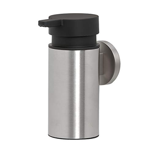 Tiger Noon Soap Dispenser Medium, Stainless Steel Brushed, Brushed Stainless Steel, BxHxT: 5,5 x 12,9 x 10,1 cm
