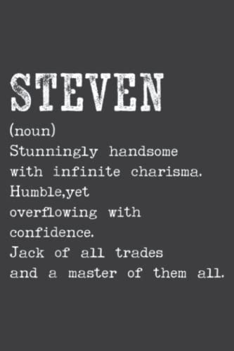 Steven Name Saying: DOG JOURNAL - 6