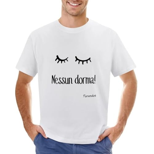 WPDJOCJH Nessun dorma - turandot T-Shirt Men White S