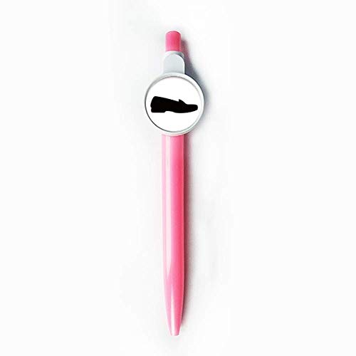 Stylo à bille rétractable homme cuir noir pour vos réunions de bureau