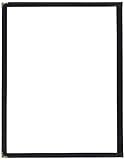 Winco Double Fold Menu Cover, 12-Inch x 9.5-Inch, Black