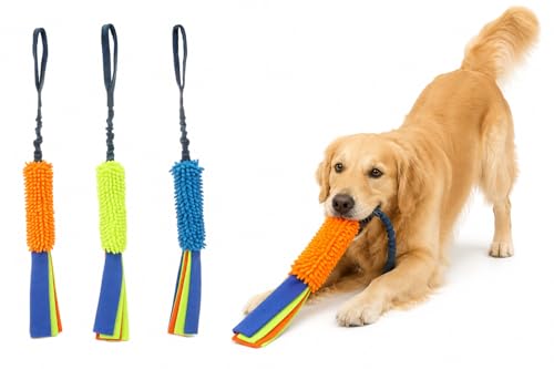 Flamingo Hundespielzeug Fauxtra Zerrspiel Bungee Chenille elastischer Griff Länge 80 cm Keine Farbauswahl möglich