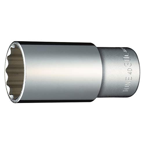 Tone 4D-30L Deep Socket (12 corner), 1/2 inch (12.7 mm) Insertion Angle 1.2 inches (30 mm) Width of Two Sides