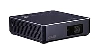 ASUS ZenBeam S2 Portable LED Projector - USB-C, Built-in 6000mAh Battery, Power Bank, Short Throw, Horizontal and Vertical Keystone Adjustment, Auto Focus, HDMI (Navy)