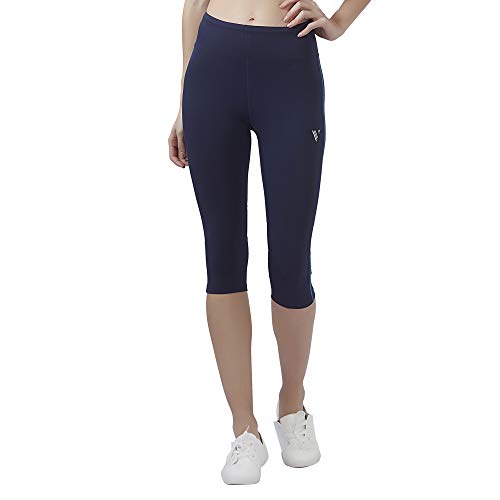 Image of Veloz I Women's Multisport Wear - Bothside Contrast Chain Stitch & mesh Patch, Reflective Tape with Broad Waistband.