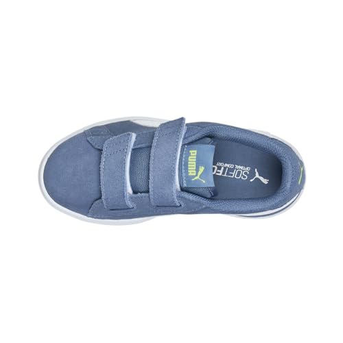 PUMA Kids Boys Smash V2 Suede Slip On Sneakers Shoes Casual - Blue4