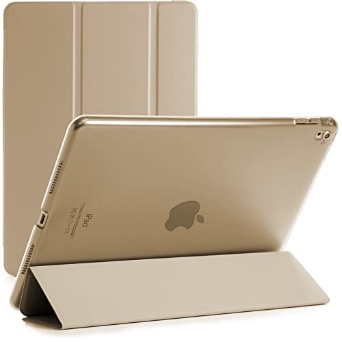 For Apple iPad Pro 9.7 2016 A1674/1675 Smart case Magnetic Stand cover with Wake/Sleep (Gold)