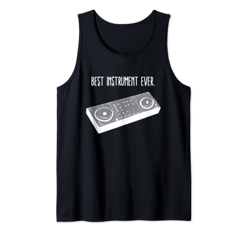 Dj Mezclador Controlador Dj Set Equipo Gear Giradiscos DJ Camiseta sin Mangas