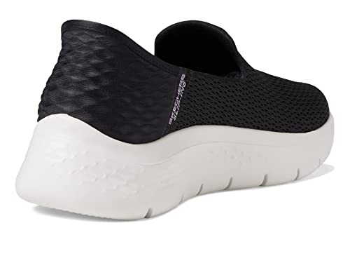 Skechers Women's Go Walk Flex Slip-ins-Relish Sneaker, Black/White, 7.5 Wide by Skechers - Used condition - Image 7