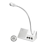 MY-E320 Hands-Free Window intercom System Glass intercom Two-Way Window intercom Speaker System, intercom System for Offices, Hotels, Museums, and Medical Centers