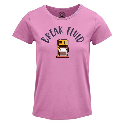 T-shirt femme col rond confortable idéal pour une pause café décontractée