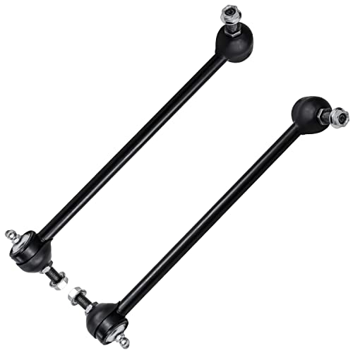 Image of Detroit Axle - Front 8pc Control Arms Kit for Dodge Stratus Chrysler Sebring Mitsubishi Eclipse Galant, 2 Lower Control Arms w /Ball Joints 4 Tie Rods 2 Sway Bar End Links Replacement