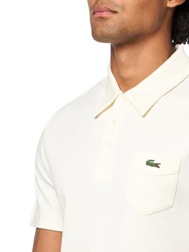Lacoste Polo en Coton Coupe ajustée fini les cols déformés
