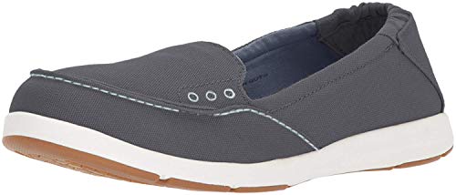 Columbia PFG Women's Women's Delray™ Slip PFG Shoe, Graphite, Dark Mirage, 5 Regular US