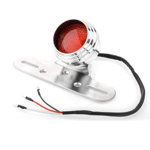 Luz trasera de motocicleta universal freno led marcha para motos custom y cafe racer