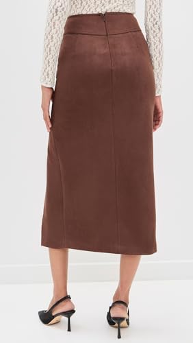 Bardot Women's Dante Vegan Suede Midi Skirt3
