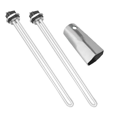 2 pack 100108283 Water Heater Element, For AO Smith Electric Water Heaters and Screw-in 5" Water Heater Element Wrench