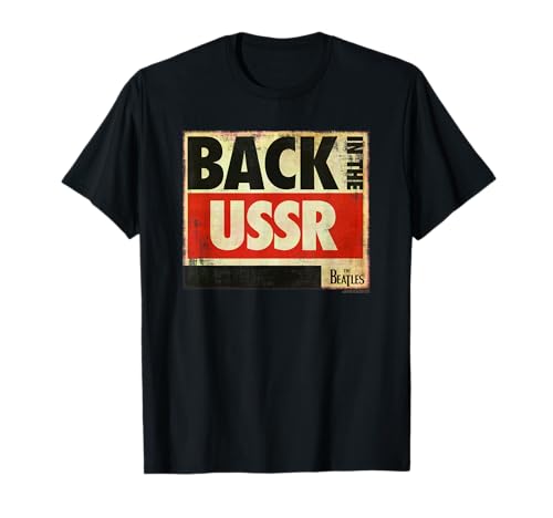 Official The Beatles Back in the USSR Vintage Retro Band T-Shirt