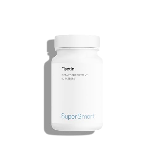 Supersmart - Fisetin - Rhus Succedanea Extrakt - Leistungsstarkes & 100% natürliches senolytisches Nahrungsergänzungsmittel | Nicht GVO & Glutenfrei - 60 vegetarische Kapseln