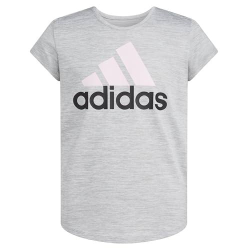 Image of adidas Girls' Short Sleeve Scoop Neck Tee T-Shirt