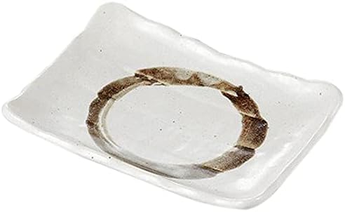 せともの本舗 Set of 10, White Matte Crystal, Bald Dishes, 6.4 x 4.4 x 1.1 inches (16.2 x 11.2 x 2.9 cm), 9.5 oz (266 g), Pottery Dish, Restaurant, Commercial Use, Japanese Tableware,