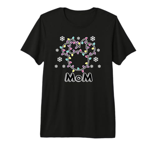 T-shirt Minnie Noël maman vêtement festif Disney premium