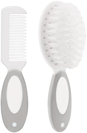 Buba Escova E Pente Baby - Cinza Cinza