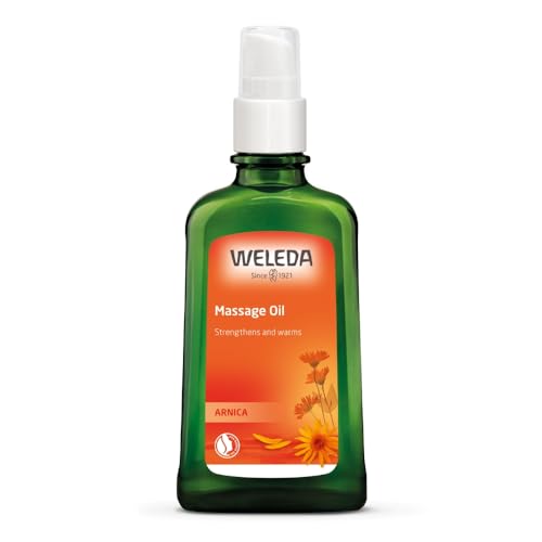 Weleda Arnica Massage Oil, Recommended by Physios, Protects Against Cramps, Muscle Tension & Soreness, Sports Recovery, Vegan, 100ml