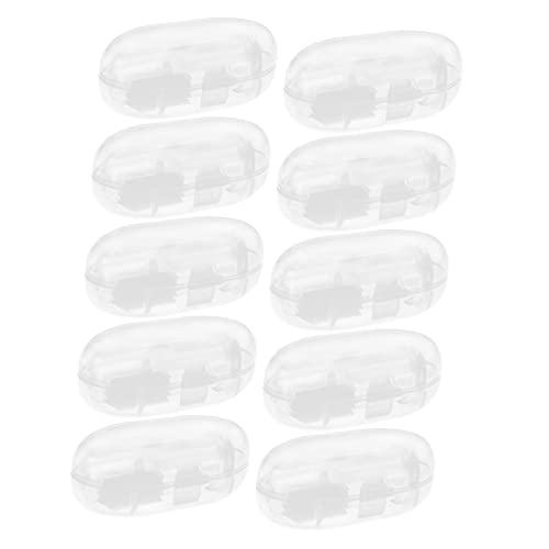 HANABASS 10 Sets Dog Toothbrushes Small Dog Tooth Brush Kit Pet Oral Massagers Silicone Pet Cleaning Tools