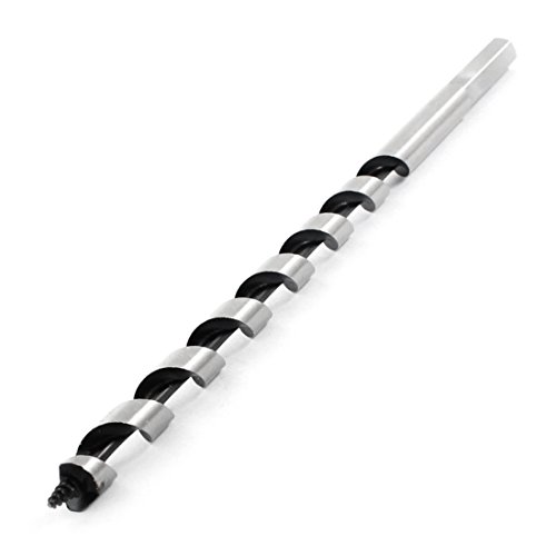 Aexit 8Mm Threaded Metalworking & Multipurpose Drill Bits Tip Hex Shaft Auger Wood Drill Bit Step Drill Bits 20Cm Length #TOP9