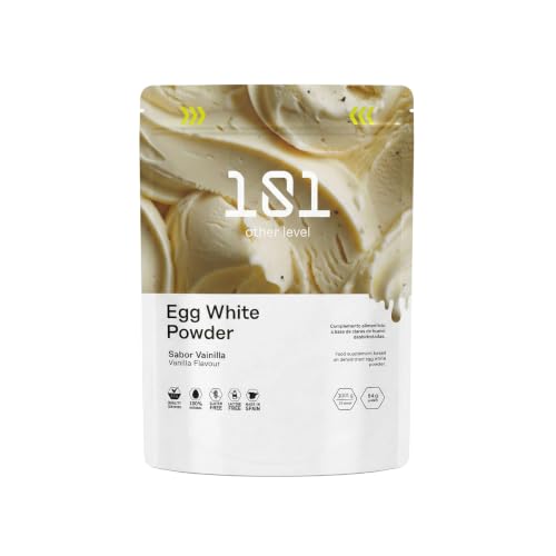 Clara de huevo en polvo sabor vainilla ideal para tus batidos fitness de 1001 gr