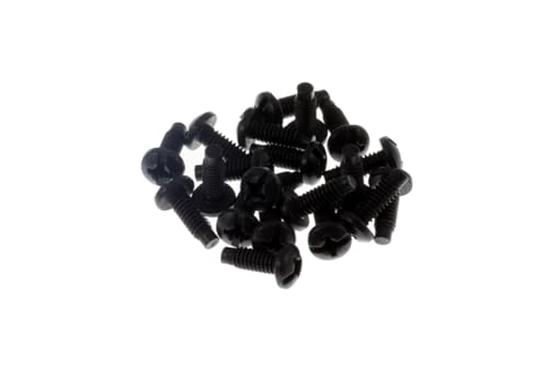 CablesAndKits Rack Screws, 12-24 Thread, Phillips Head (Qty 20)